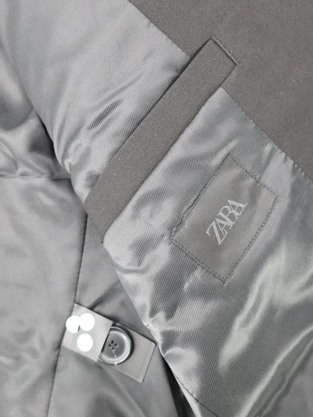 NWT Zara Sport Coat Mens 36 Boxy oversized trend Classic Blazer Two Button Black